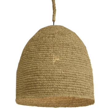 Woven Seagrass Bell Lantern