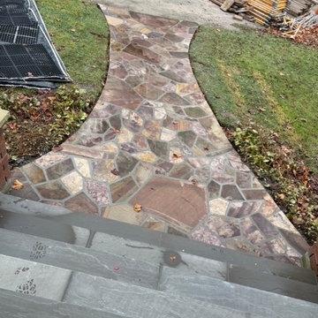 5 Point Ganite Flagstone Walkway