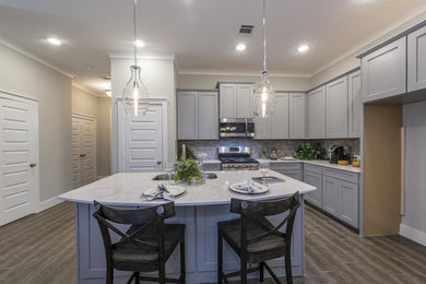 Inspiration for a contemporary kitchen remodel in Atlanta