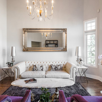 LIVING & DINING in Ile Bizard get a major Design & Renovation