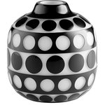 Cyan Design - Petroglyph Vase, Black and White - This Vase from the Petroglyph collection by Cyan Design will enhance your home with a perfect mix of form and function. The features include a Black and White finish applied by experts.
