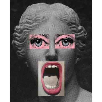 24x30 Venus Big Mouth, Unframed Artwork