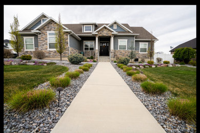 Inspiration for an exterior home remodel in Salt Lake City