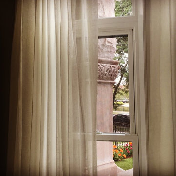 Linen Sheers in Historic North Kenwood Neighborhood
