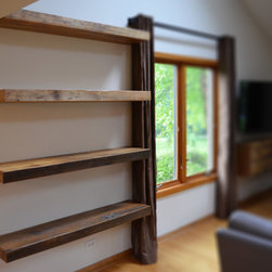 Rustic floating shelves - Display And Wall Shelves 