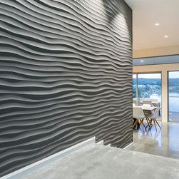 Dunes 3D wall panels Gold Coast waterfront house - Products