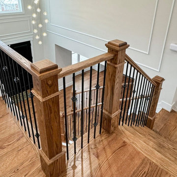 Project #117 | Custom Twist on a Classic L-Shaped Stair