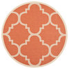 Safavieh Courtyard Cy6243-241 Outdoor Rug, Terracotta, 6'7"x6'7" Square