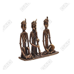 DHOKRA TRIO OF MUSICIANS - Decorative Objects And Figurines