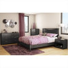 South Shore Step One 60 Inch Queen Platform Bed in Gray Oak
