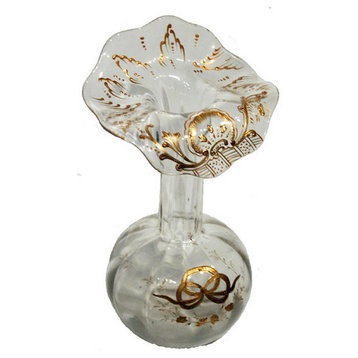Consigned: Antique Mantel Glass Vase