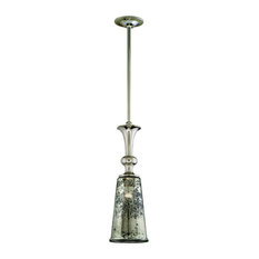 Corbett Argento 1 Light Bar Pendant in Polished Nickel