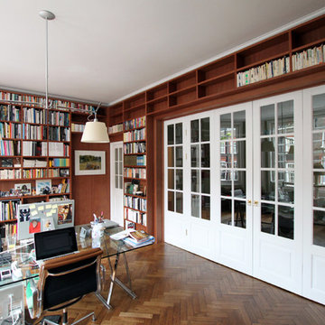 Wraparound Library & French Doors, Hampstead