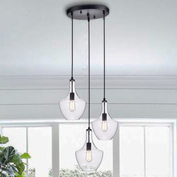 3-Light Chandelier, Flush Mount & Pendant - Pendant Lighting