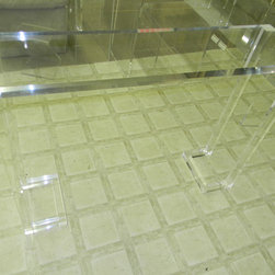 1.5" Console table, open frame base - Products