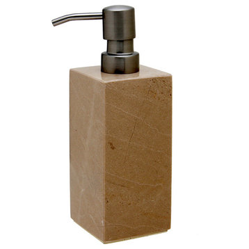 Myrtus Collection Verona Beige Marble Soap Dispenser