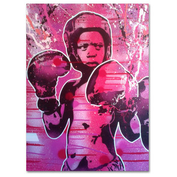 Abstract Graffiti 'Boxer Kid 1' Canvas Art, 18" x 24"