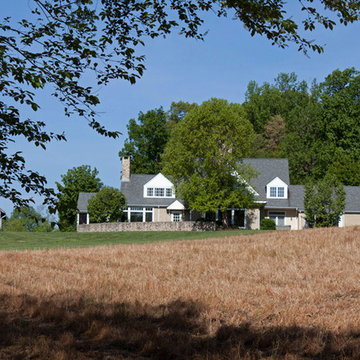 View of Home, Bank Barn, and Beautiful Surroundings