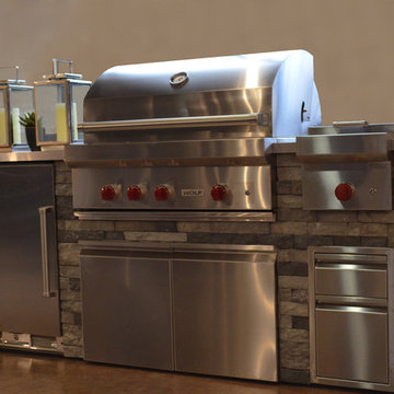 Wolf 36" Gas Grill with Refrigeration