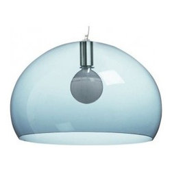 Fly Lamp Light Blue: by Ferrucio Laviani - Ceiling Lighting