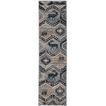 KAS - KAS Chester 5637 Seafoam Woodlands Area Rug, Runner - Let's bring nature indoors! Chester is a machine woven collection designed of updated and trendy lodge looks in today's colors. You're sure to enjoy the feel of the woodsy outdoors in the comfort of your home! These rugs are made in Turkey of 100% polypropylene and have a 0.5" pile height.