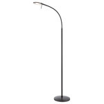 Arnsberg - Dessau Flex Floor Lamp - Dessau Flex Floor lamps from Arnsberg offer up helpful, adjustable task lighting to brighten your rooms. The sleek look is a great match for many decor styles. Choose from satin nickel, satin brass, bronze, and museum black finishes. Uses 10 Watt dimmable LED light with 3000K color temperature. Uses superior OSRAM SMD LED lights with exclusive Opto Semiconductor. These LED lights are smaller, more efficient and put out 1000 Lumens! Arnsberg offers meticulous German engineering to beautify your home.