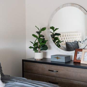 After - Bedroom Remodel - Recuperate in Relaxing Gray Tones