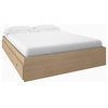 Alegria Full Size Storage Bed, Natural Maple