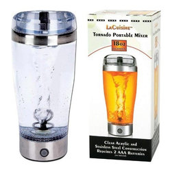 LaCuisineTM 18-oz. Clear Acrylic Tornado Portable Mixer - Mixers