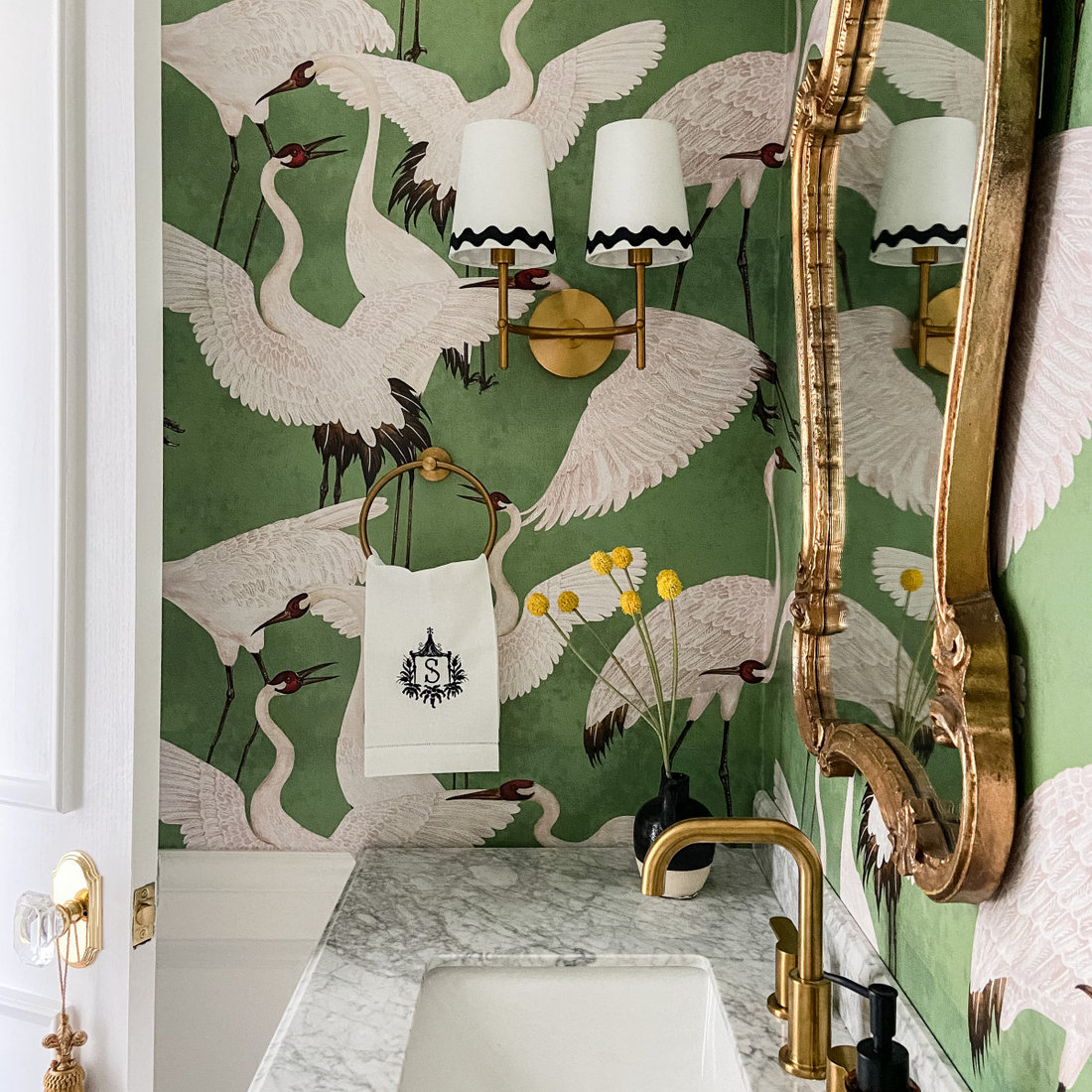 Transitional Powder Room