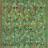 Balochi Jarron Light Green/Gold Rug, 6'6x9'7