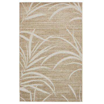 Unique Loom Orlando Indoor/Outdoor Rug, Beige, 5'x8'