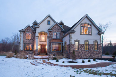 Traditional exterior home idea in New York