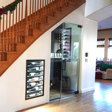 Refrigerated Wine Cellar Under the Stairs