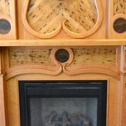 Art Nouveau Fireplace Suround - Indoor Fireplaces
