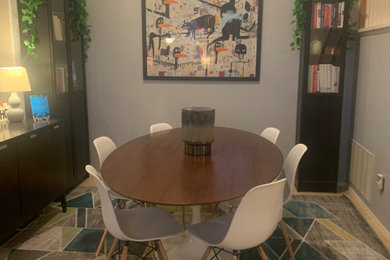 Home office - modern home office idea in Other