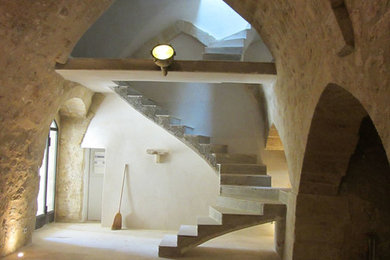 Aménagement d'un salon méditerranéen.
