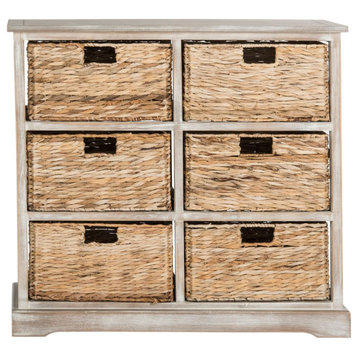 KEENKeenan 6 wicker basket storage chest, AMH5740E