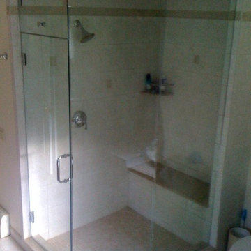 Frameless Shower Enclosure (Steamseal Neoangle)