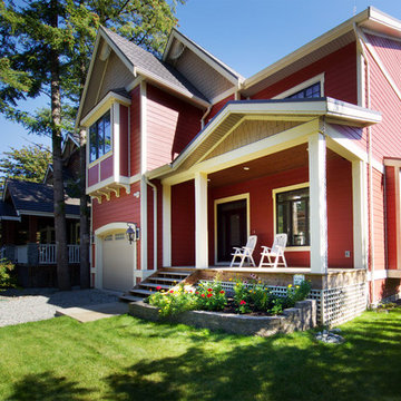 Traditional Red Lake House