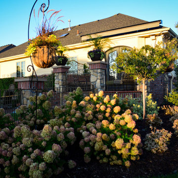 Corner lot Courtyard