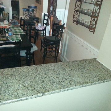 New Venetian Gold-Grey stone single house