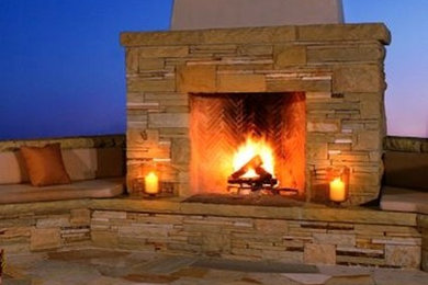 Patio - rustic patio idea in Santa Barbara