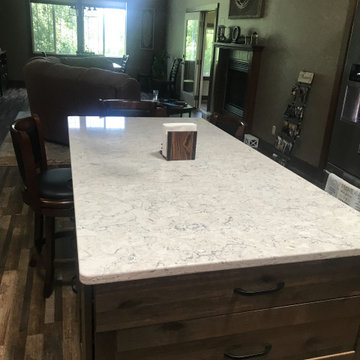 Beautiful Kitchen Remodel Done in Knotty Alder Cabinets