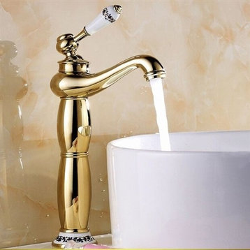 Tivoli Vessel Sink Faucet Gold