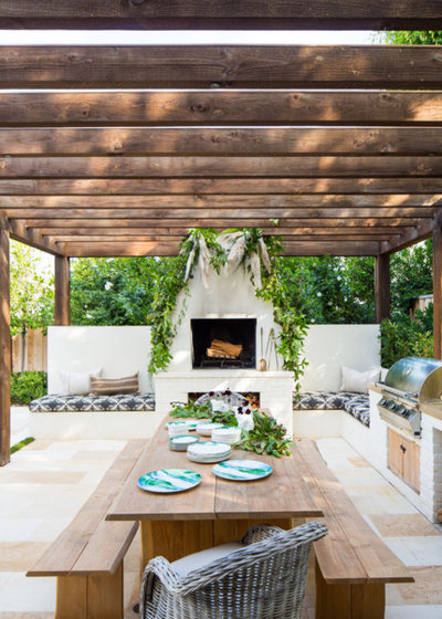 Transitional Patio by Garden Studio