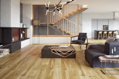 Trendy home design photo in Orange County