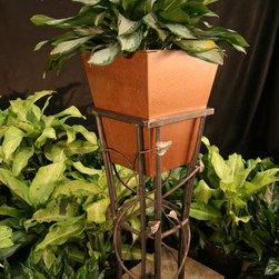 Custom Metal Elements - Outdoor Pots And Planters