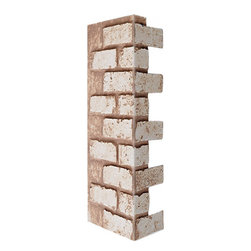 174-33-CHICAGO BRICK CORNER 33"H X 8"W X 3/4"D - Wall Panels