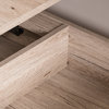 GDF Studio Enida Natural Light Brown Wood Lift Top Storage Coffee Table